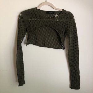 Mesh Crop Top